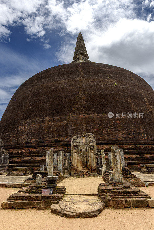 Rankoth Vehera, Polonnaruwa，斯里兰卡。